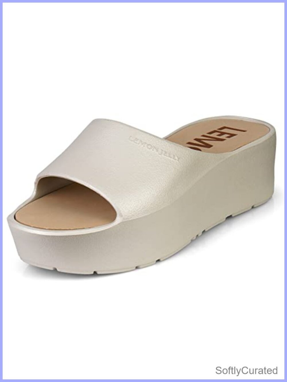 Lemon Jelly Womens Sunny Platform Wedge Sandals Water-Friendly Comfort Slip-On